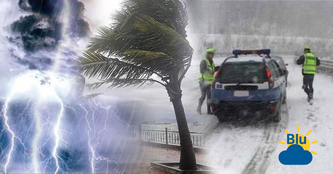 Graduale approfondimento di una bassa pressione alimentata da correnti artiche.